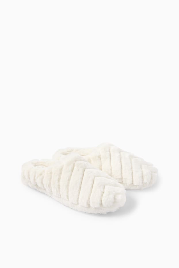 Dona - Sabatilles de casa - beix clar