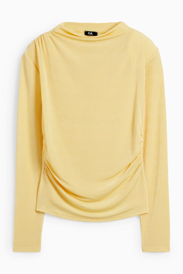 Women - Long sleeve top - yellow