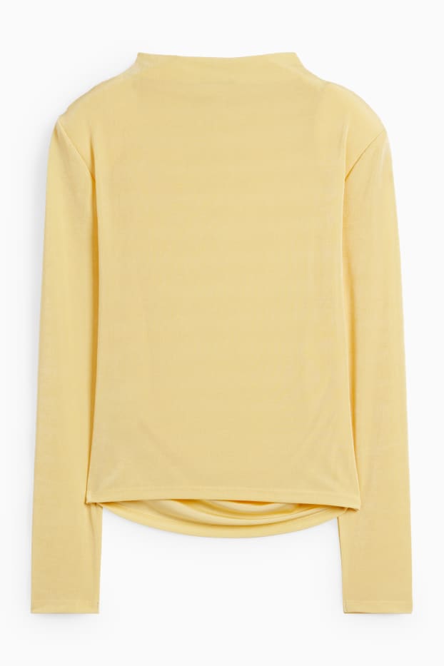 Women - Long sleeve top - yellow