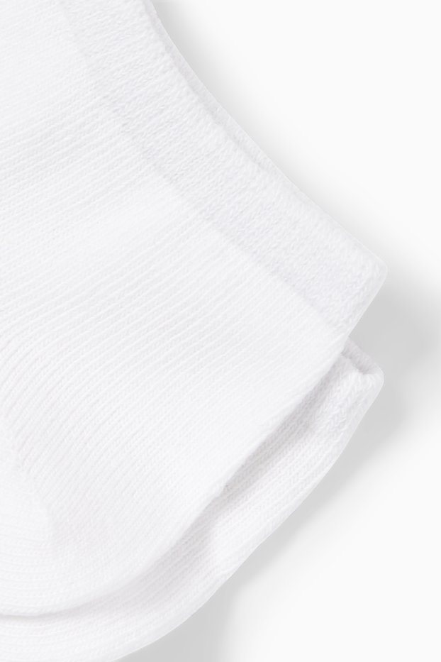 Femmes - Lot de 5 paires - socquettes de sport - blanc