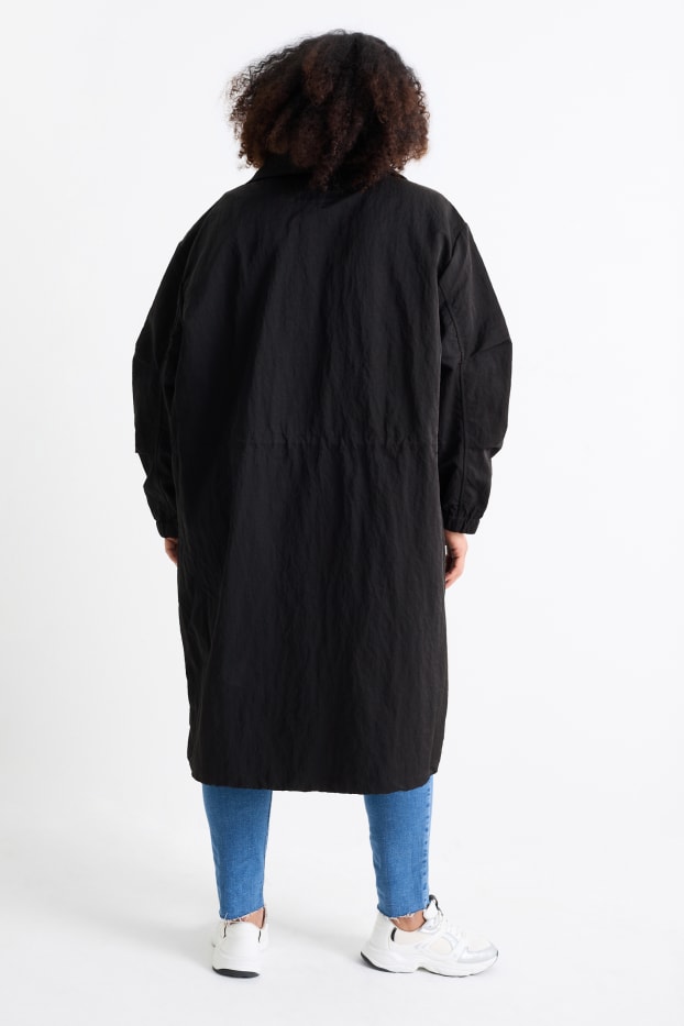 Femmes - Parka à capuche - noir