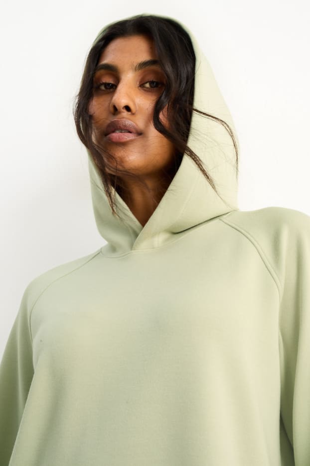 Dames - Basic hoodie - lichtgroen