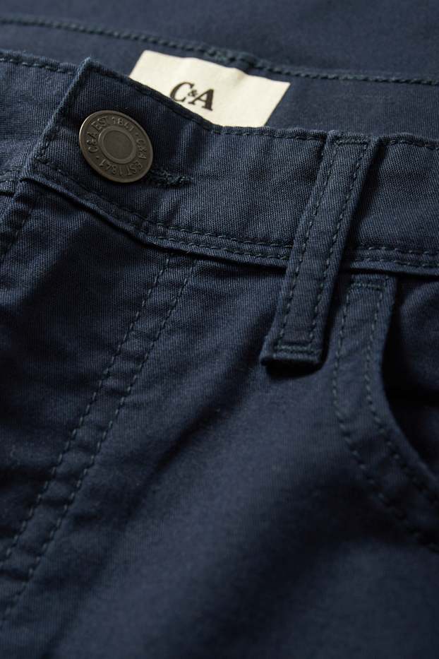 Heren - Broek - regular fit - donkerblauw