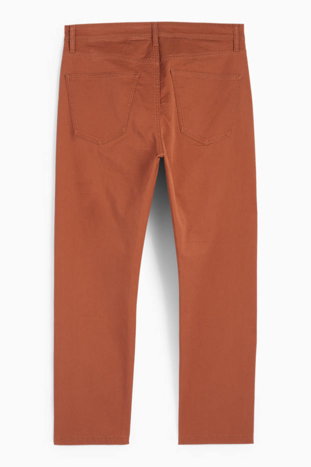 Hommes - Pantalon - regular fit - marron
