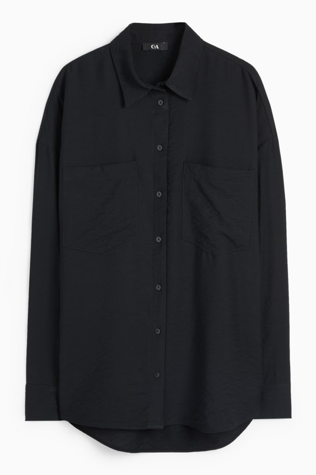 Damen - Bluse - schwarz