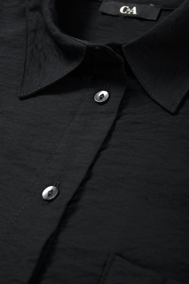 Damen - Bluse - schwarz