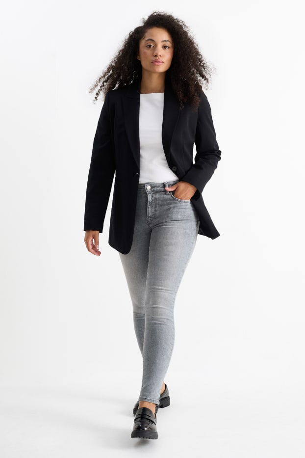 Femmes - Skinny jean - mid waist - jean galbant - LYCRA® - jean gris clair