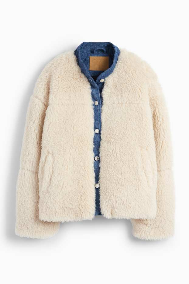 Dona - Jaqueta - look 2 en 1 - beix clar