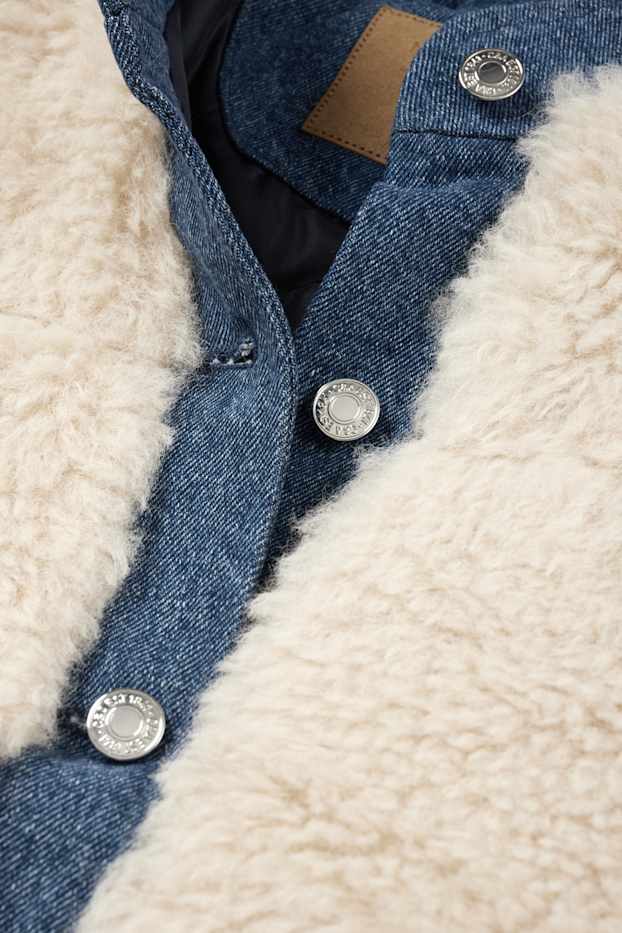 Dona - Jaqueta - look 2 en 1 - beix clar