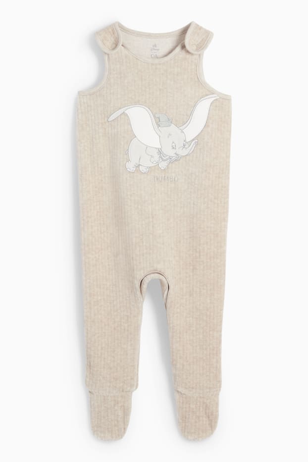 Unisex - Dumbo - pijama d’una peça - 2 peces - blanc/beix