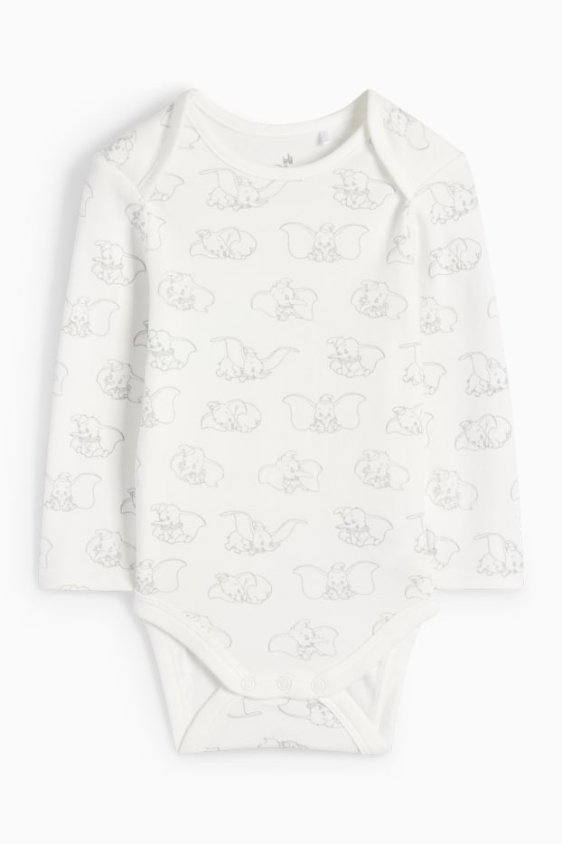 Unisex - Dumbo - pijama d’una peça - 2 peces - blanc/beix
