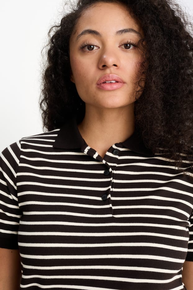Dames - Poloshirt - zwart