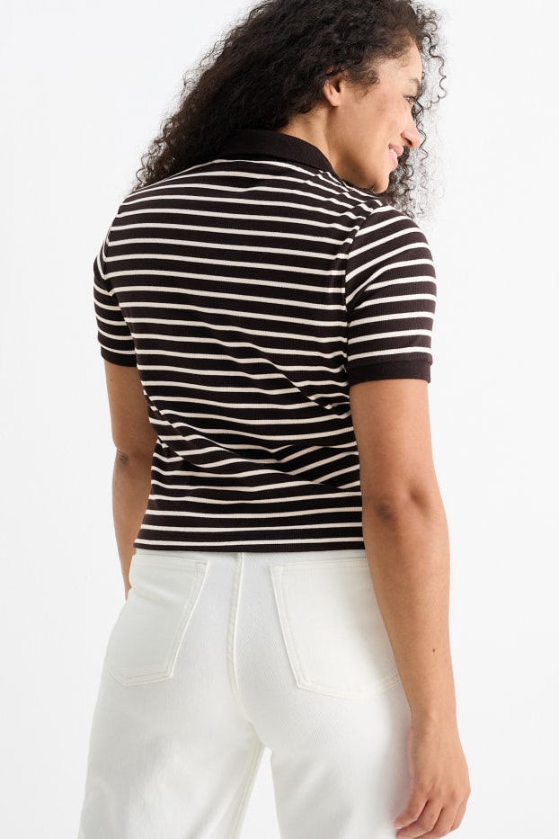 Dames - Poloshirt - zwart