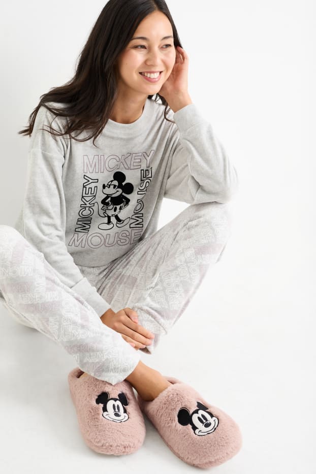 Femmes - Chaussons - Mickey Mouse - rose