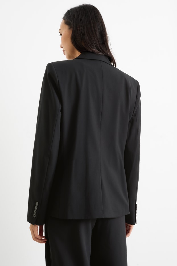 Femmes - Blazer de bureau - regular fit - noir