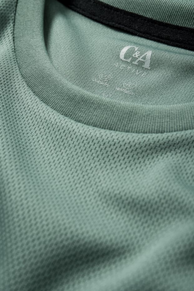Heren - Sportshirt - groen