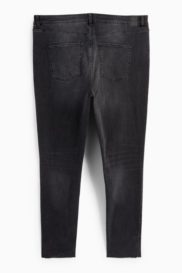 Dona - Skinny jeans - high waist - LYCRA® - texà gris fosc