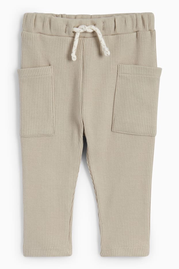 Baby: jongens - Draak - babyoutfit - 3-delig - beige