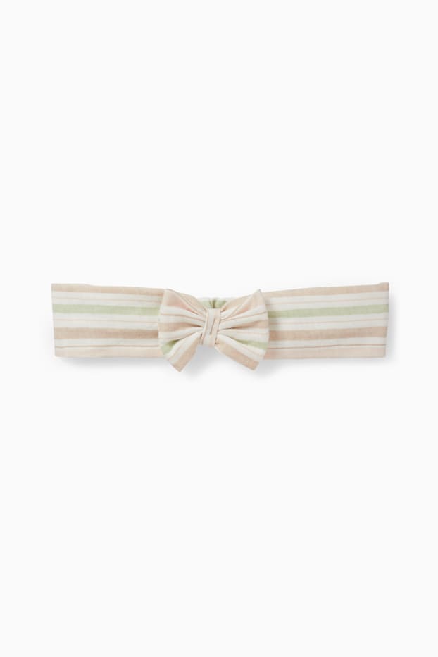 Baby: meisjes - Baby-outfit - 3-delig - mintgroen
