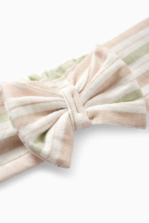 Baby: meisjes - Baby-outfit - 3-delig - mintgroen