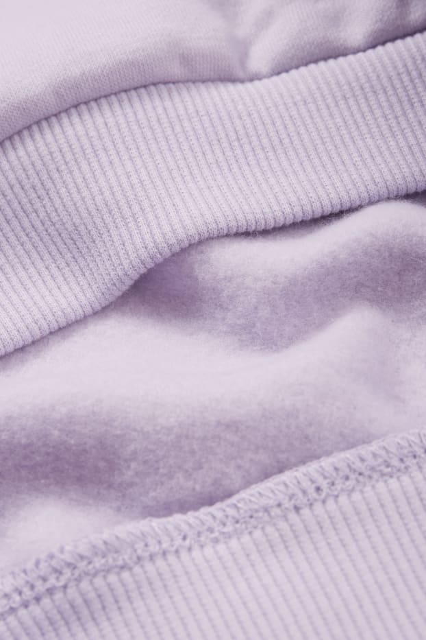 Enfants filles - Lot de 2 - cœurs - sweats - violet clair