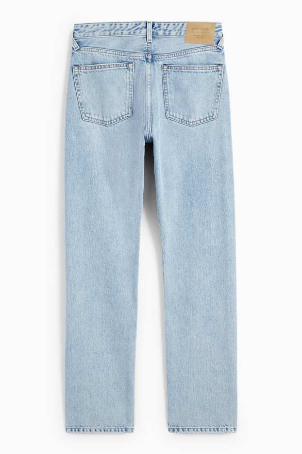 Dámské - Vintage straight jeans - high waist - džíny - světle modré
