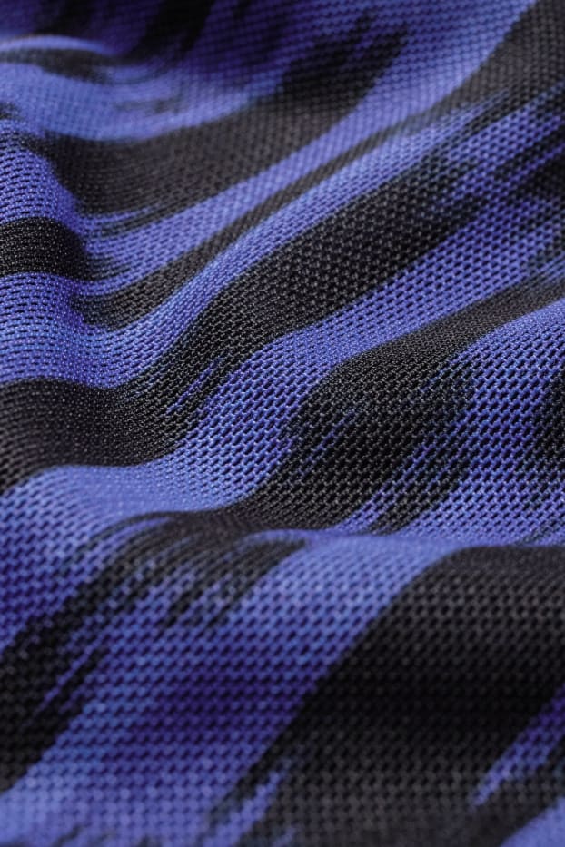 Women - Long sleeve top - patterned - purple