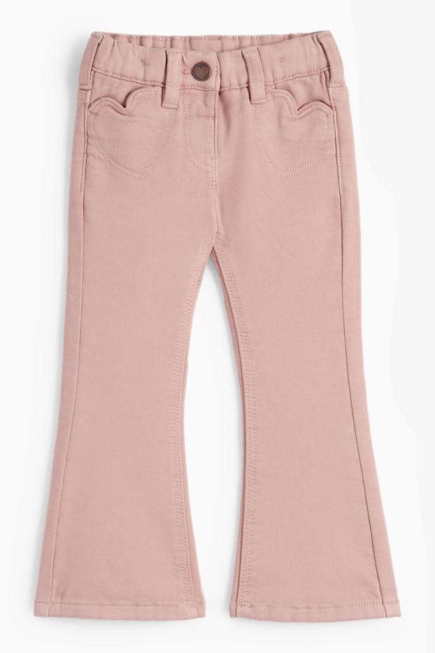 Enfants filles - Pantalon chaud - rose foncé