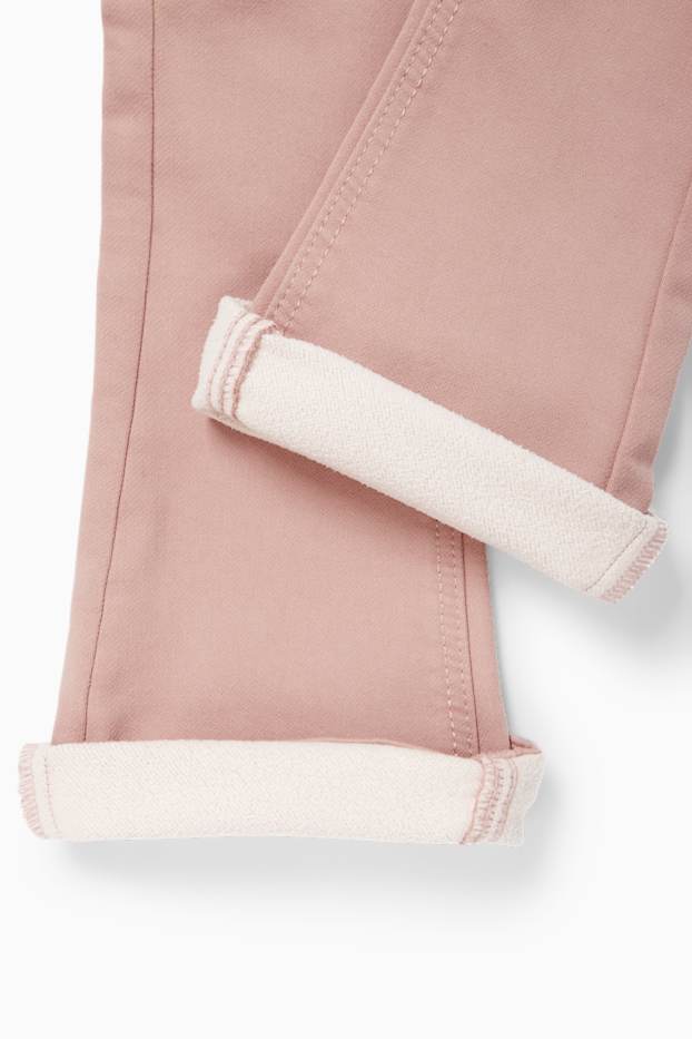 Enfants filles - Pantalon chaud - rose foncé
