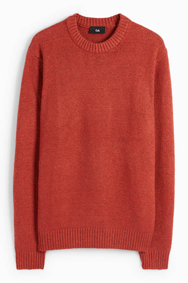 Bărbați - Pulover - vișiniu