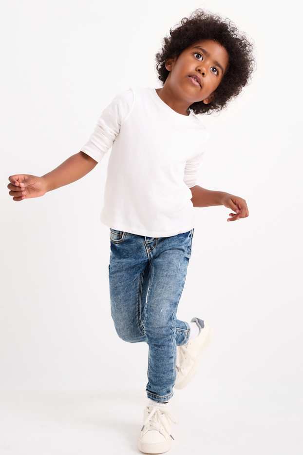 Enfants garçons - Skinny jean - jean bleu foncé