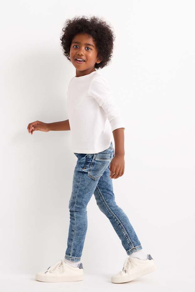 Enfants garçons - Skinny jean - jean bleu foncé