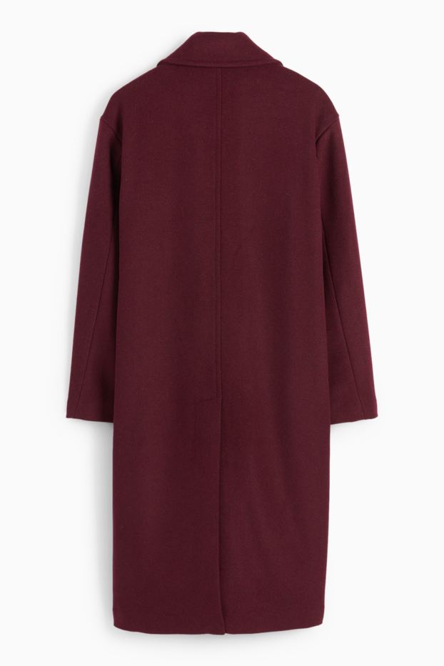 Women - Coat - bordeaux