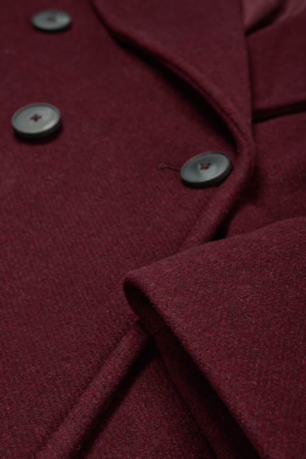 Women - Coat - bordeaux