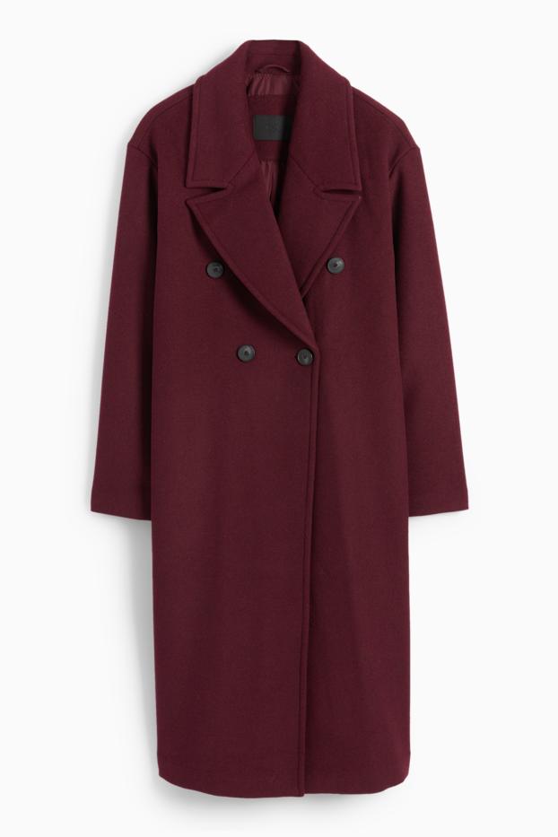 Women - Coat - bordeaux