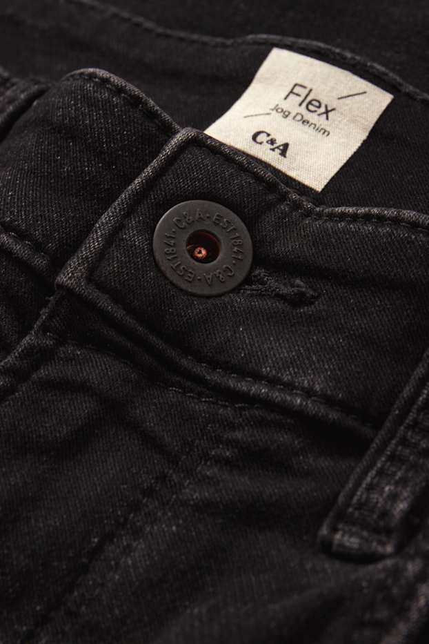 Bărbați - Slim jeans - Flex jog denim - negru