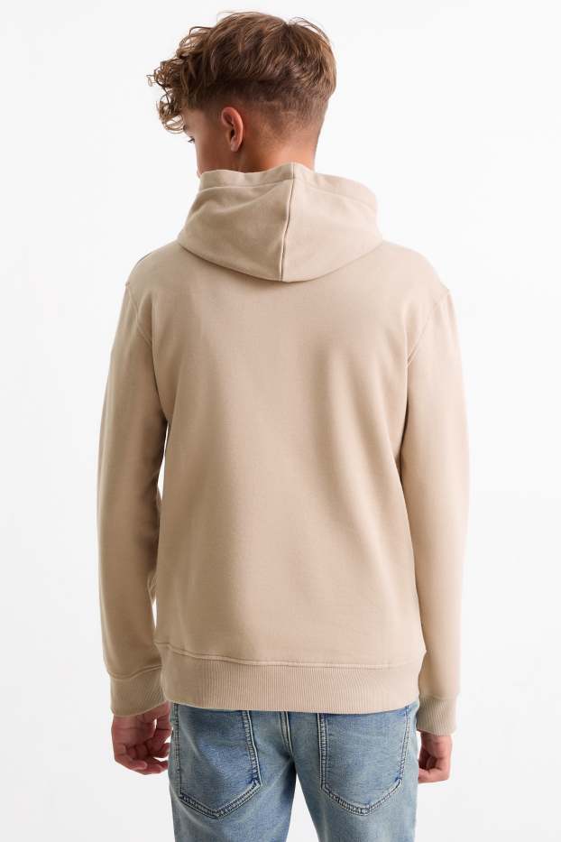 Nen - Dessuadora amb caputxa - beix