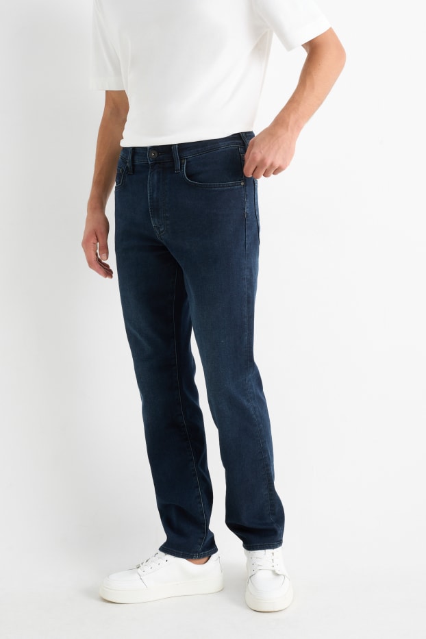 Uomo - Straight jeans - jog denim - Flex - LYCRA® - jeans blu scuro