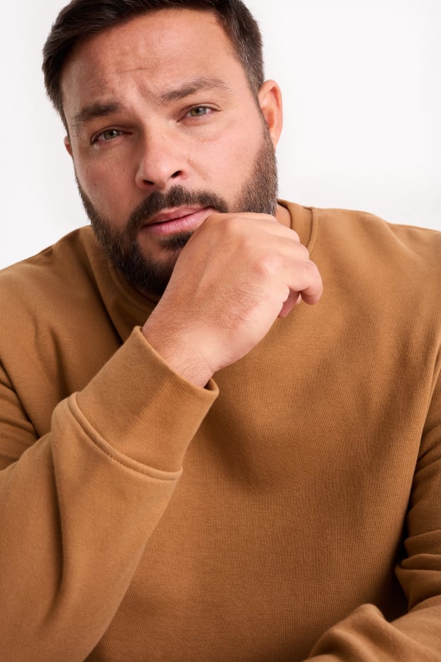 Hommes - Sweat - havane