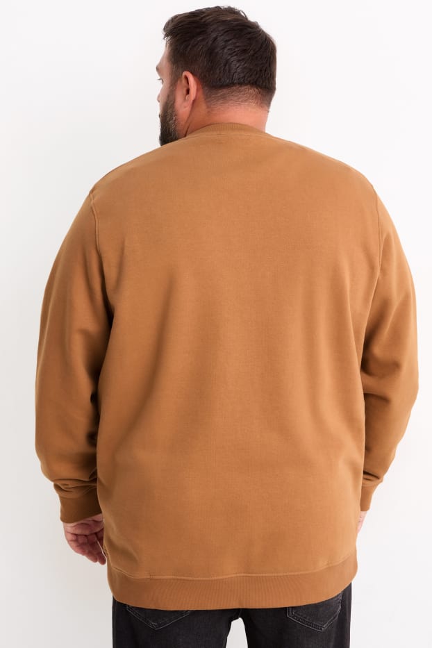 Hommes - Sweat - havane