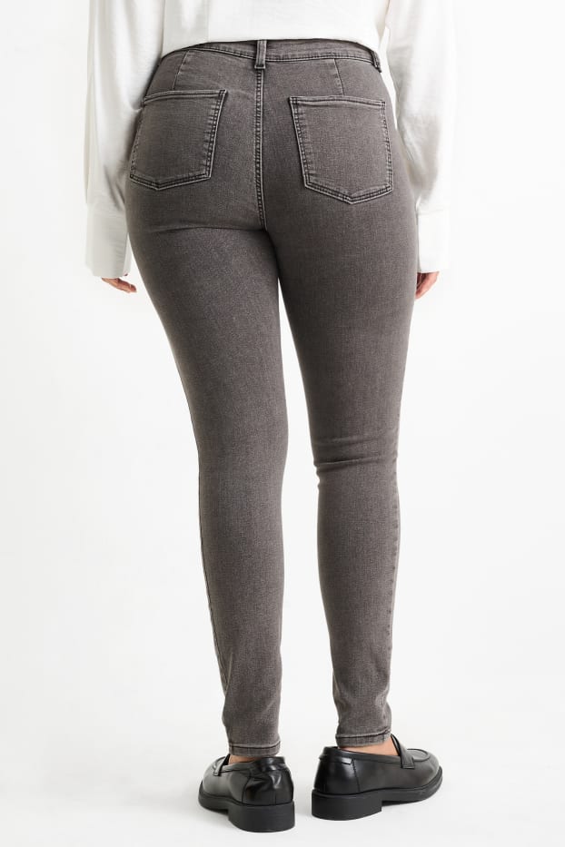 Dona - Jegging jeans - high waist - texà gris