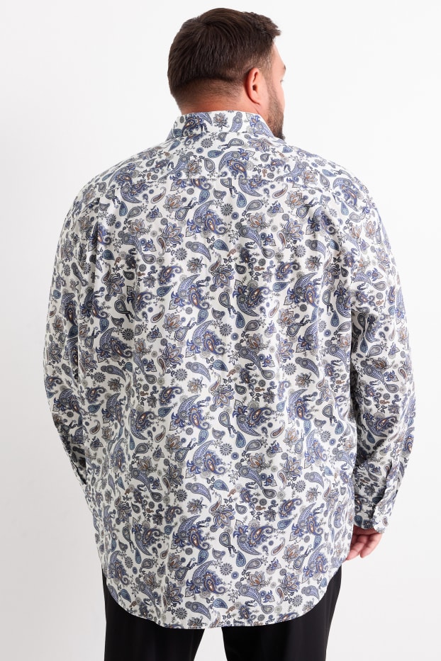Home - Camisa - regular fit - cutaway - fàcil de planxar - blanc