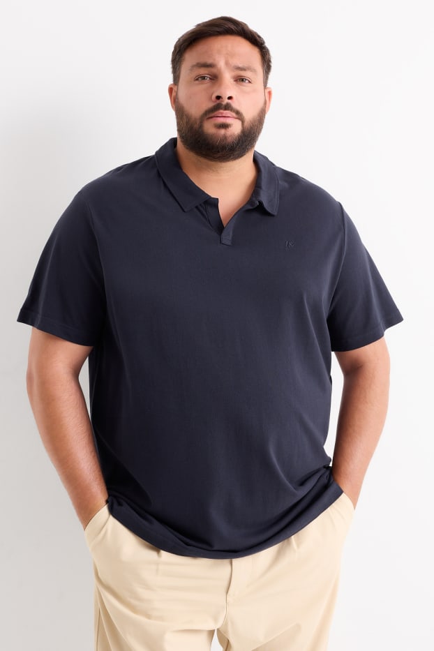 Herren - Poloshirt - dunkelblau