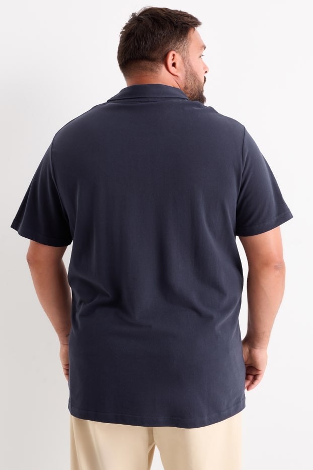 Herren - Poloshirt - dunkelblau