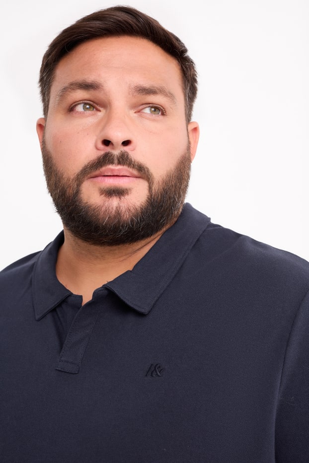 Herren - Poloshirt - dunkelblau