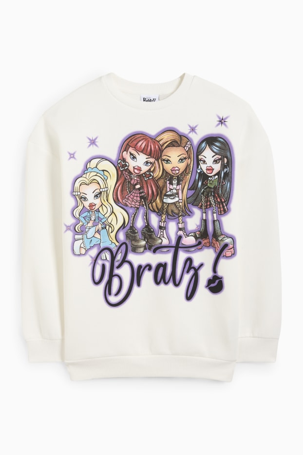 Dzieci dziewczynki - Bratz - bluza - kremowobiały