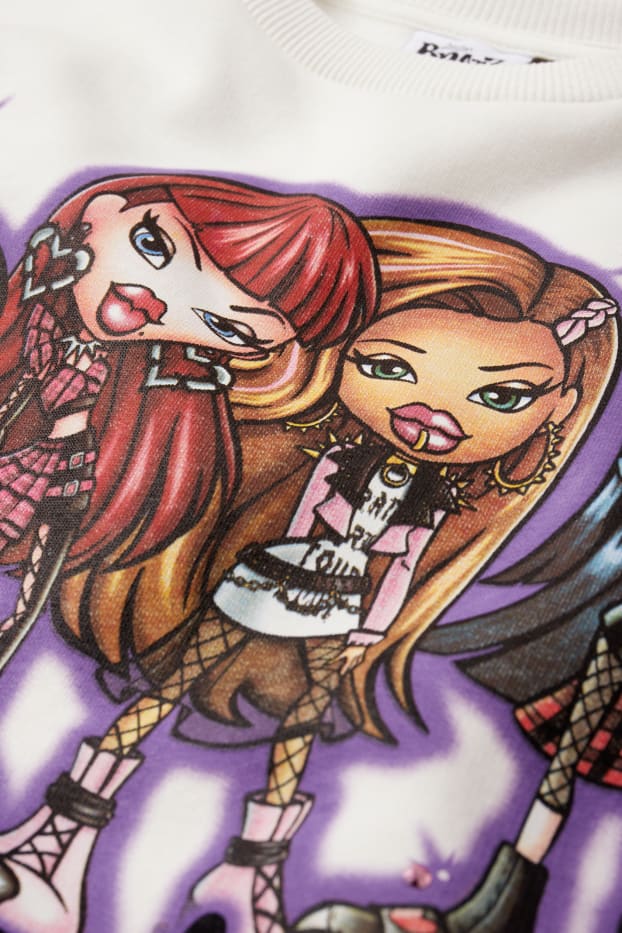 Dzieci dziewczynki - Bratz - bluza - kremowobiały
