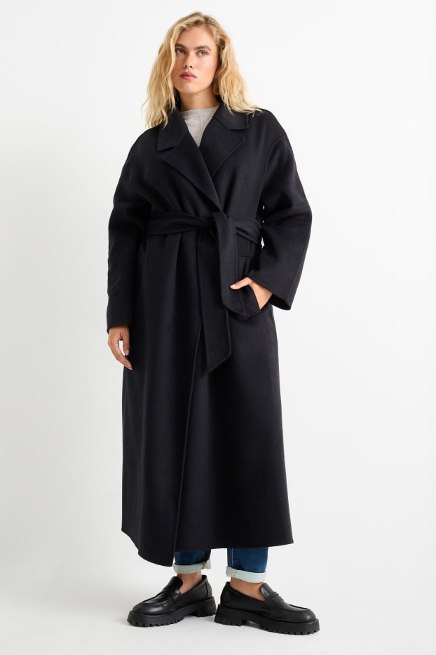 Women - Coat - dark blue