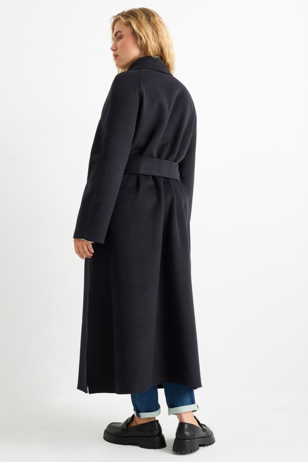 Women - Coat - dark blue