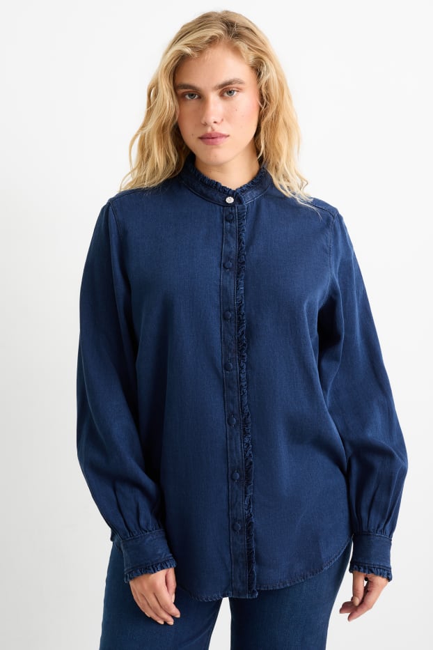 Donna - Blusa di jeans - blu